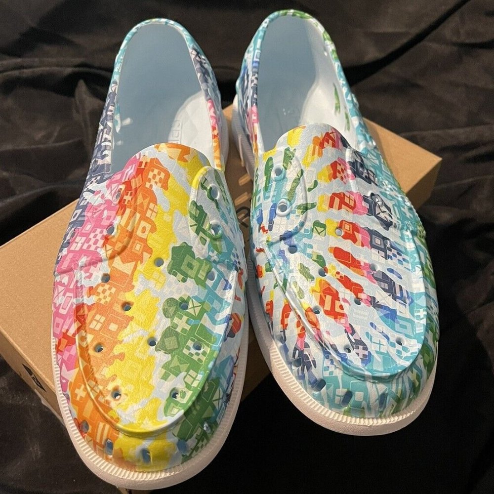 Sperry Top-Sider Unisex Authentic Original Float Pride Boat Shoes SIZE 10M